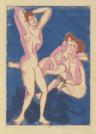 Ernst Ludwig Kirchner - Zwei Mnner und eine Frau.webp