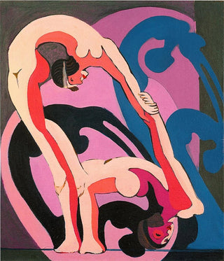 Ernst Ludwig Kirchner - two acrobats.webp