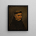 Portrait en pied d'un jeune franciscain - Ernst Meyer — framed artwork on a wall