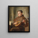 Monje músico - Ernst Nowak — cuadro enmarcado en la pared