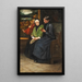in prayer - Ernst Oppler — framed artwork on a wall