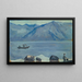 En la Playa del Lago de Lugano - Ernst Schiess — cuadro enmarcado en la pared