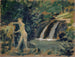 Niño bañándose en un río en el bosque - Ernst Schiess — vista de la obra