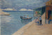 Playa con posada de pescadores - Ernst Schiess — vista de la obra