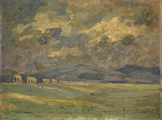 Ernst Schiess - Campagna with Distant Aqueduct.webp