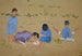 Children barefoot in the greenery - Ernst Schiess — artwork view