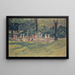 Children playing in a public park - Ernst Schiess — framed artwork on a wall
