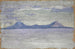 Mountains in the distant sea - Ernst Schiess — artwork view
