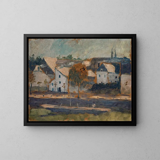 Ernst Schiess - Kleine Stadt an Kanal.webp