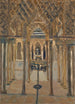 Corte de los Leones de la Alhambra - Ernst Schiess — vista de la obra