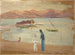 Niño marinero, pequeños barcos y brazos de mar - Ernst Schiess — vista de la obra