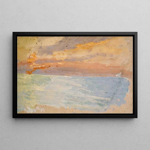 Ernst Schiess - Meer mit untergehender Sonne.webp