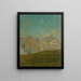 Mountains - Ernst Schiess — framed artwork on a wall