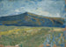 llano con montaña desnuda - Ernst Schiess — vista de la obra