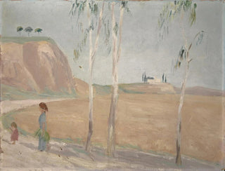 Roman Landscape Painting - Ernst Schiess — artwork view