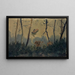 Trees by the water's edge - Ernst Schiess — framed artwork on a wall