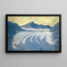 View of the Aletsch Glacier III - Ernst Schiess — framed artwork on a wall