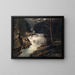 Cascada en el valle de Avers - Ernst Schiess — cuadro enmarcado en la pared
