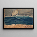 Vague déferlante - Ernst Schiess — framed artwork on a wall