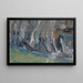 Vague Se Brisant sur les Rochers - Ernst Schiess — framed artwork on a wall