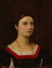 Portrait of Elisabeth Burckhardt Bachofen - Ernst Stückelberg — artwork view