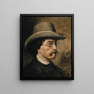 Ernst Stckelberg - Portrait of the Painter Theodor Deschwanden.webp