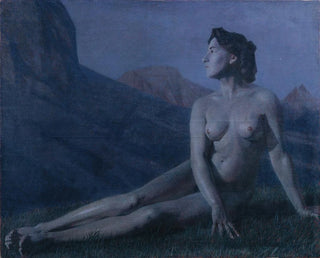 Night Moon Painting - Ernst Stöhr — artwork view