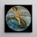 Érote cabalgando un delfín - Franz von Stuck — cuadro enmarcado en la pared