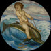 Érote cabalgando un delfín - Franz von Stuck — vista de la obra
