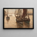 Bateaux dans le port - Erwin Carl Wilhelm Günther — cuadro enmarcado en la pared