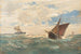 Vapor y veleros en mar abierto - Erwin Carl Wilhelm Günther — vista de la obra