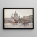 Karlsplatz en Viena - Erwin Pendl — cuadro enmarcado en la pared