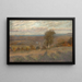 Vista del Burgholzhof hacia Neckarrems - Erwin Starker — cuadro enmarcado en la pared