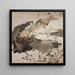 Sketch of a woman in white clothes - Jan Cigliski — framed artwork on a wall