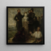Esquisse pour l'Hommage à Delacroix - Henri Fantin-Latour — cuadro enmarcado en la pared