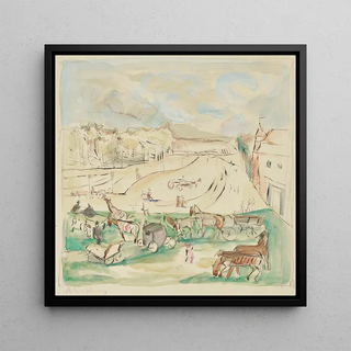 Esquisse pour l'hippodrome de Grunewald - Rudolf Grossmann