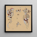 Sketch for fabric or project for a chair - Wassily Kandinsky — framed artwork on a wall
