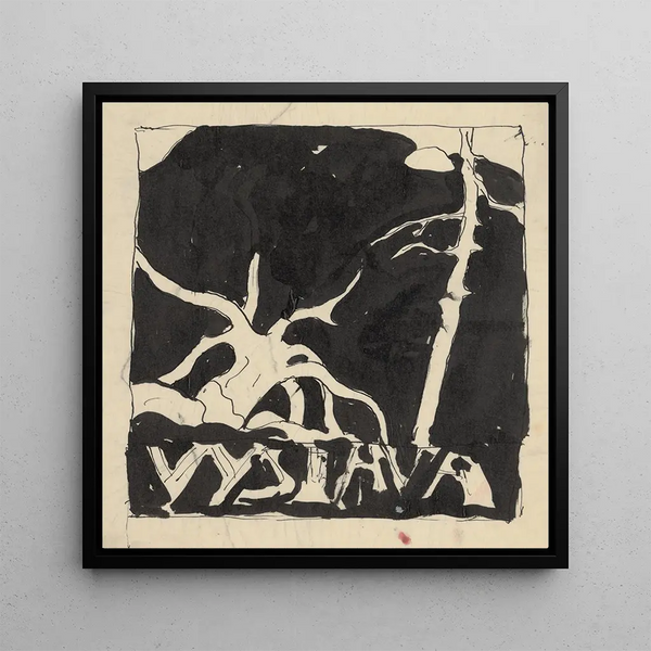 Esquisse pour une affiche d'exposition - Zolo Palugyay