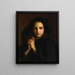 Mujer con abrigo - Étienne Adolphe Piot — cuadro enmarcado en la pared