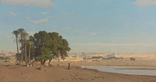Etienne Duval - Figures by an oasis.webp