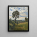 Paisaje con gran árbol - Étienne Moreau-Nélaton — cuadro enmarcado en la pared