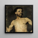 Study of a male model - Albert Edelfelt — framed artwork on a wall