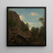Estudio de piedra Frisland Mandal - Amaldus Nielsen — cuadro enmarcado en la pared