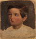 Estudio de retrato de un niño - Adolph Tidemand — vista de la obra