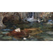 Reproducción del cuadro Estudio para Las Ninfas encontrando la cabeza de Orfeo - John William Waterhouse
