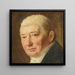 Study for the Portrait of Merchant Schmidt - Christoffer Wilhelm Eckersberg — framed artwork on a wall