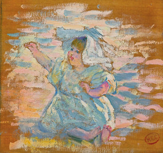 Étude pour mère jouant avec son enfant - Henri-Edmond Cross