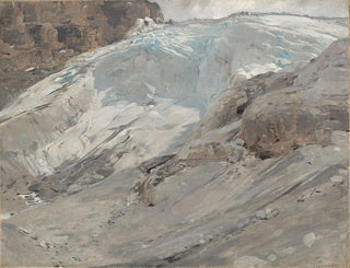 The glacier of Madatschferner at Ortler - Eugen Bracht — artwork view