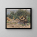 La source Ain Djiddy au bord de la mer Morte - Eugen Bracht — framed artwork on a wall
