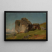 Study of Rocks - Eugen Bracht — framed artwork on a wall